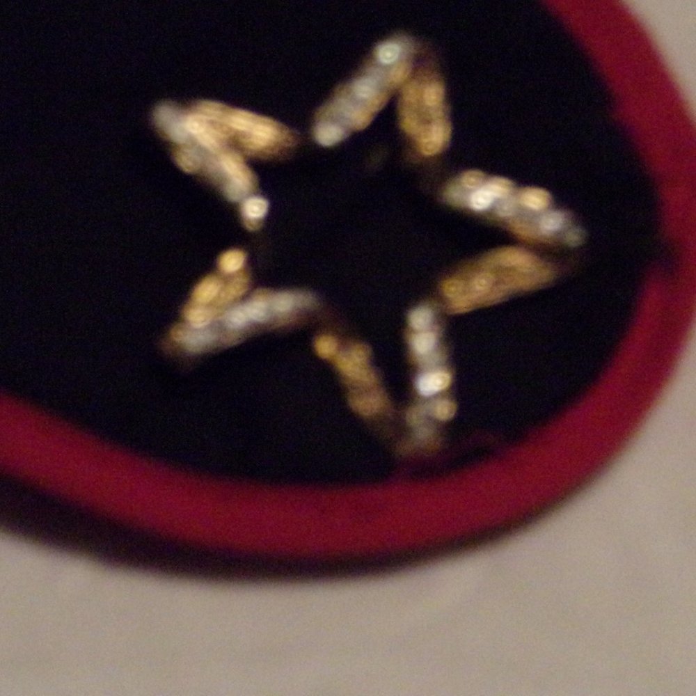 Crystal Star Pin